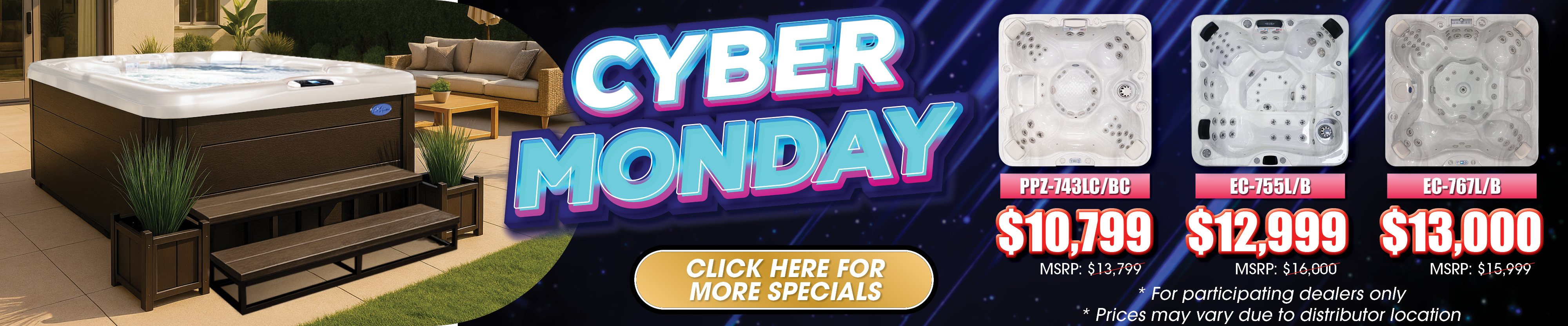 Calspas hot tub being used in a family setting - Santa Clarita